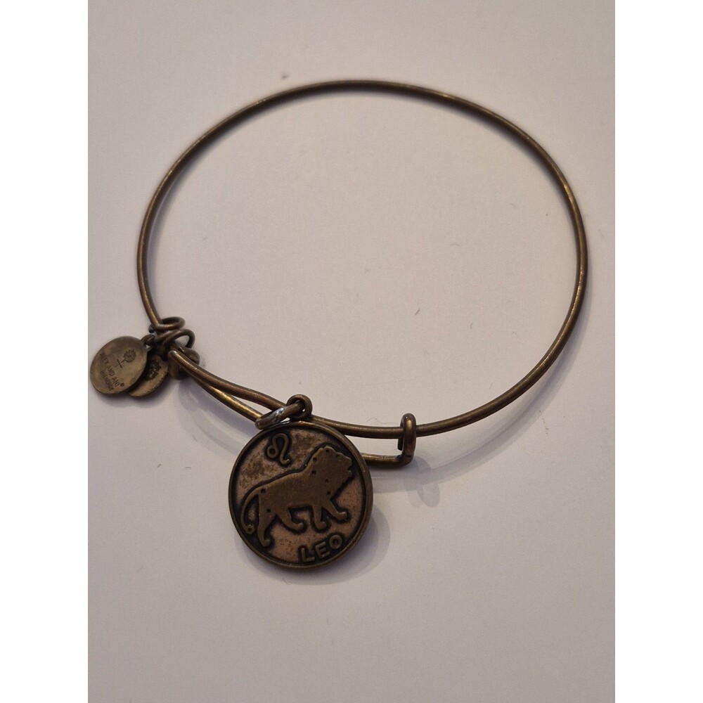 Alex & Ani Leo Zodiac Bangle Rafaelian Silver Expandable Bracelet Astrology 2017